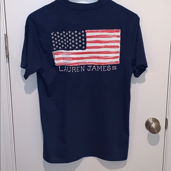 Lauren James Magnolia Flag T Shirt - Picture 3 of 5